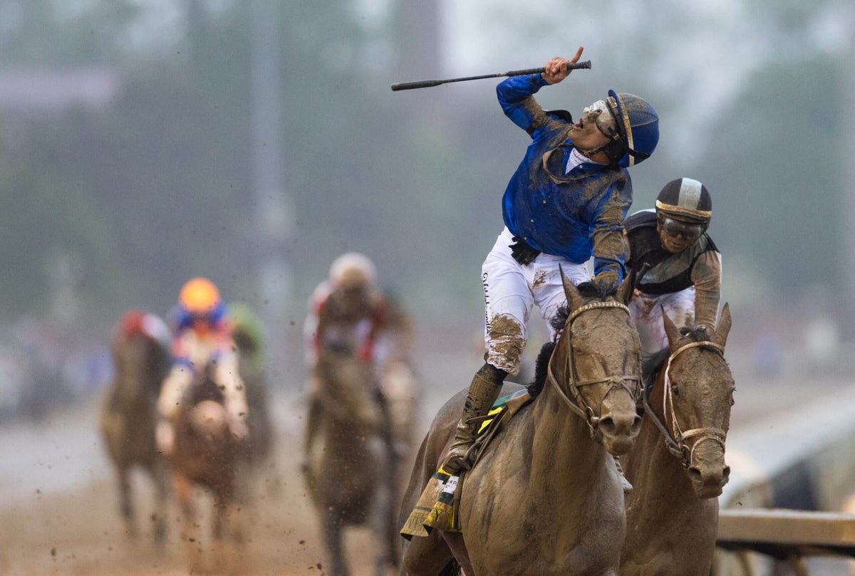 Sovereignty jockey fined for striking horse too many times in Kentucky Derby win